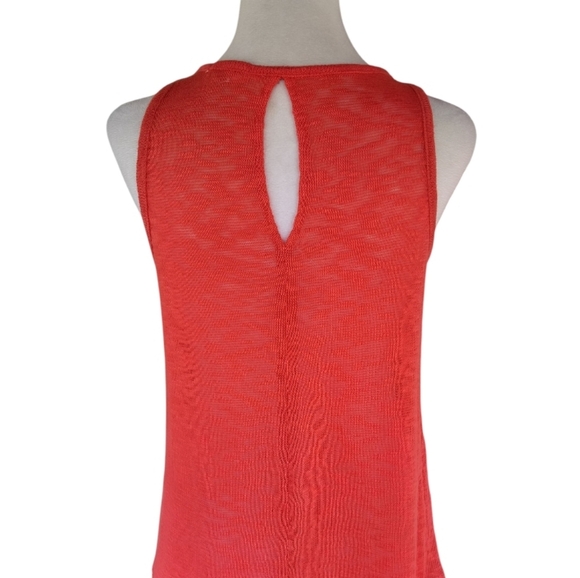 Steve Madden Jack Orange Lightweight Open Knit Tank Size XS - Picture 5 of 8